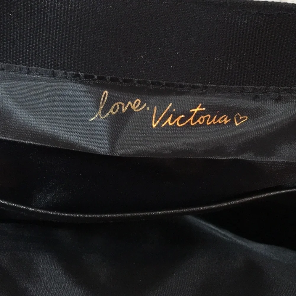Victoria’s Secret large black canvas tote bag